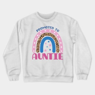 Promoted To Auntie - Pregnancy Crewneck Sweatshirt